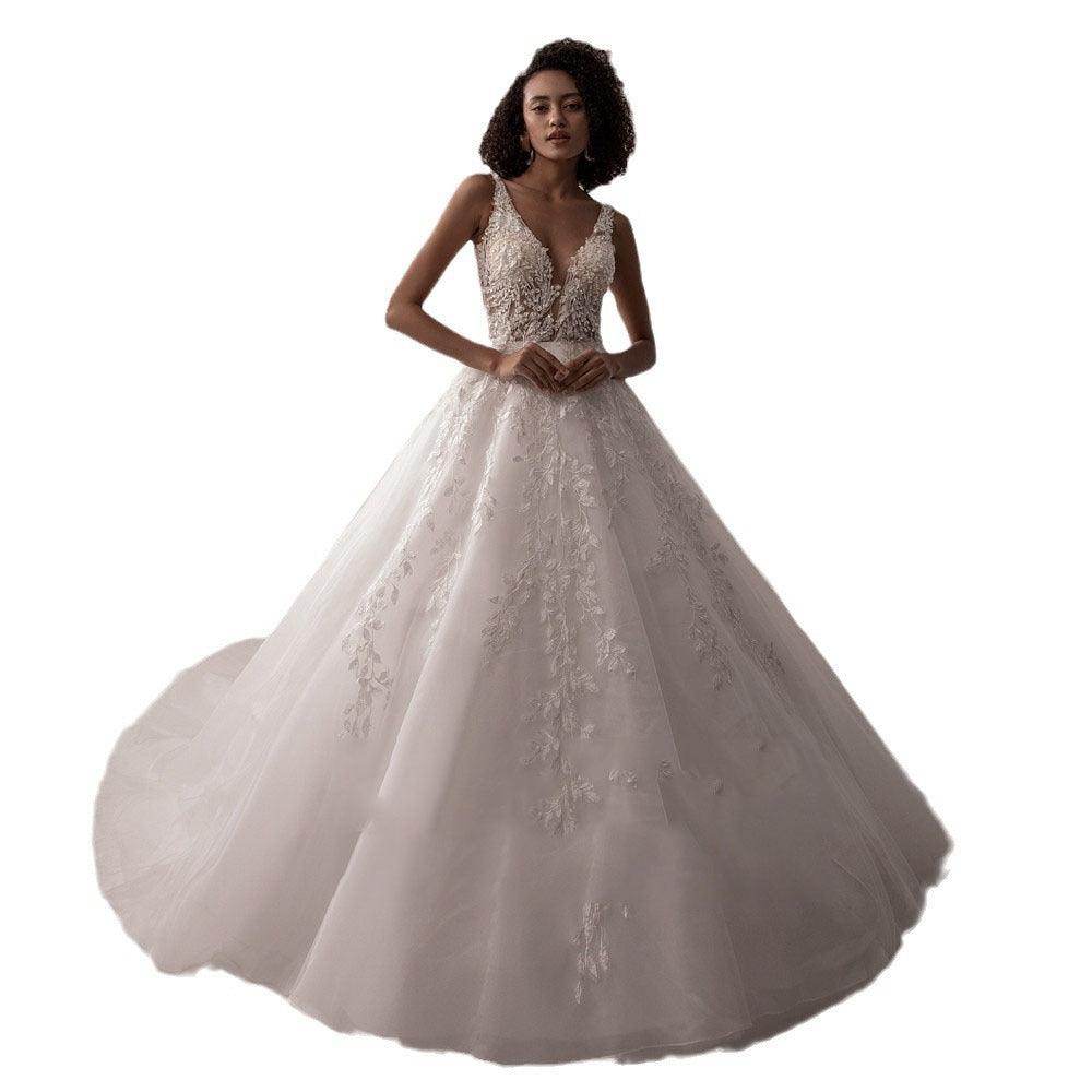 Slim-fit Travel Tail Slimming Main Wedding Dress - Magellan Fashion Shop